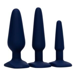 Kit de 3 Plugs Anaux en Silicone Booty Bound - Plaisir et Confort Assurés