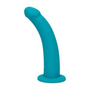 Gode Ventouse Silicone Courbé 20,3 cm - Plaisir Intense et Stimulation Ciblée