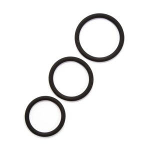 Lot de 3 Cockrings en Silicone Élastique - Boostez Votre Plaisir et Restez Dur Plus Longtemps